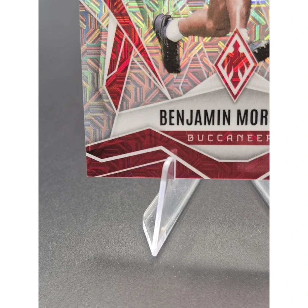 2025 Panini Phoenix Benjamin Morrison #247 Rookie Ash Mojo /25 (RC) Buccaneers
